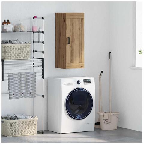 Pensile Rovere artigianale 34,5 x 34 x 90 cm Legno multistrato - Foto 2