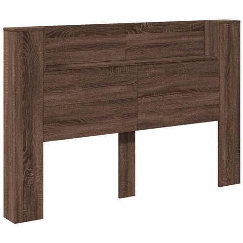 Testiera Rovere Marrone 160 x 16,5 x 103,5 cm Legno multistrato - Foto 1