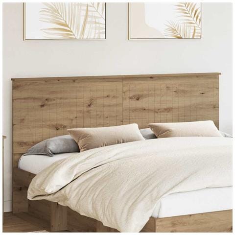 Testiera Rovere artigianale 180 cm Legno multistrato - Foto 2