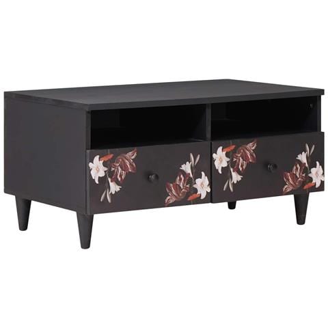 Tavolino da salotto con cassetto Multicolore 80 x 54 x 40 cm - Foto 1