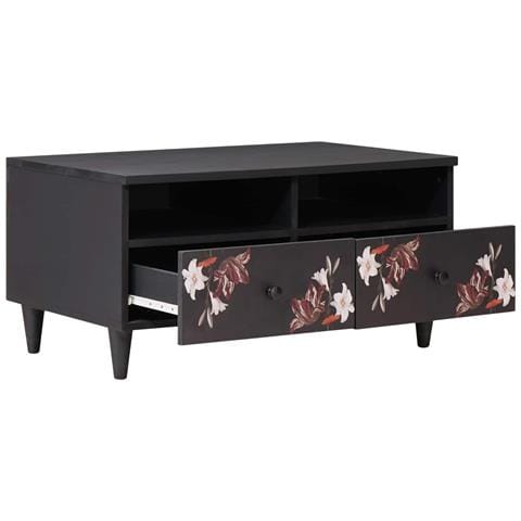 Tavolino da salotto con cassetto Multicolore 80 x 54 x 40 cm - Foto 2