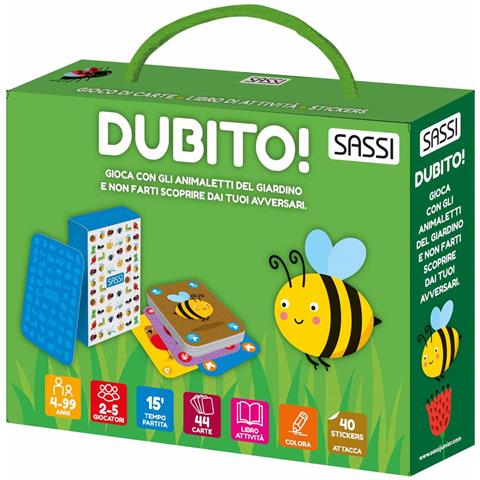 Valentina Bonaguro - Dubito! Il giardino. Carte da gioco. Ediz. a colori. Con 44 Carte. Con 40 Adesivi - Foto 1