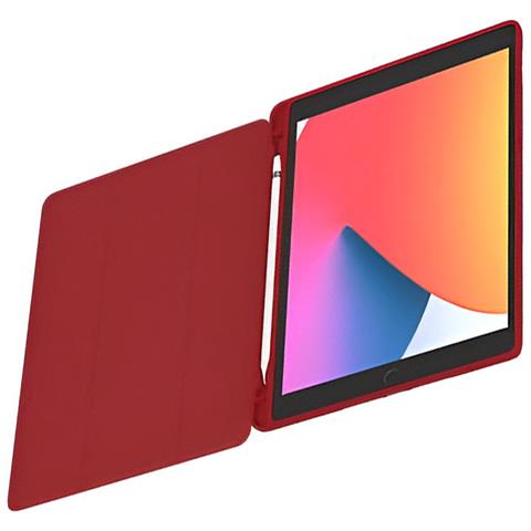 Custodia Per Ipad Air 11“ M2-m3 / Air 10.9” Modello Slimskin Con Supporto Per Stilo, Rosso - Foto 2