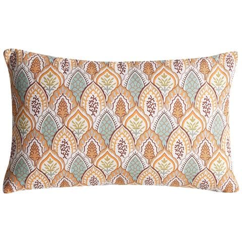 Set Di 3 Cuscini Decorativi Hopea Cotone 30 X 50 Cm 45 X 45 Cm Multicolore Trama Floreale - Foto 7