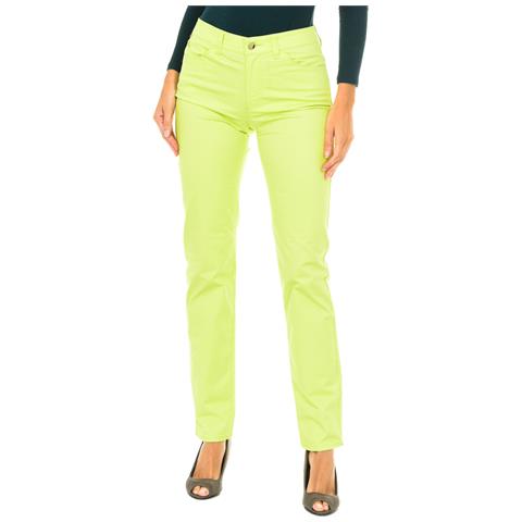 Pantalone Lungo In Tessuto Elasticizzato 3y5j18-5nzxz Donna - Foto 1