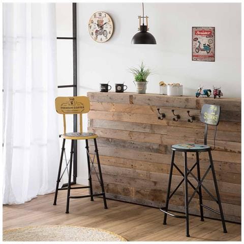 Orologio Da Parete In Legno Marrone D34x2h - Foto 2