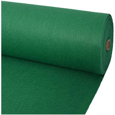 Tappeto Tinta unita Verde 1 x 24 m Tessuto - Foto 2