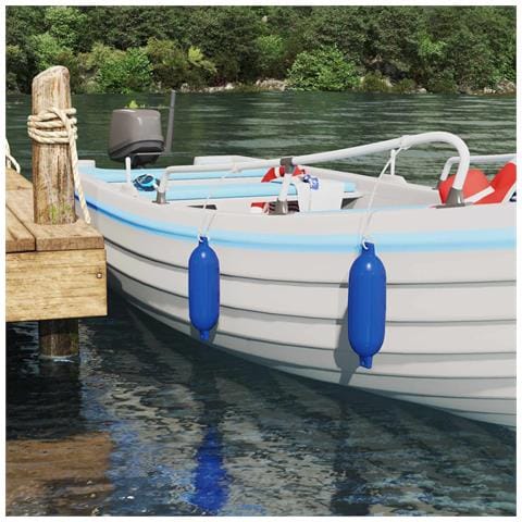 Fendini per barche 2 pz Ø 11 x 40 cm Blu PVC - Foto 2