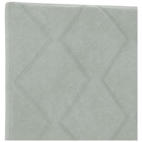 Letto box spring con materasso Grigio Chiaro 120 x 200 cm - Foto 9
