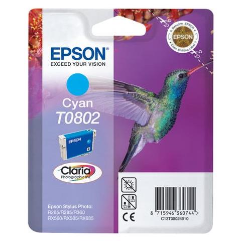 C13T08024021 Cartuccia Ink Originale Ciano per Stylus Foto P50 / R265 Capacità 935 Pagine - Foto 9