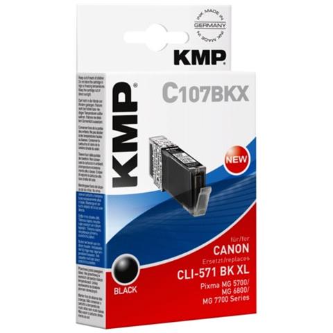 C107BKX cartuccia sw comp. con Canon CLI-571 XL BK - Foto 1