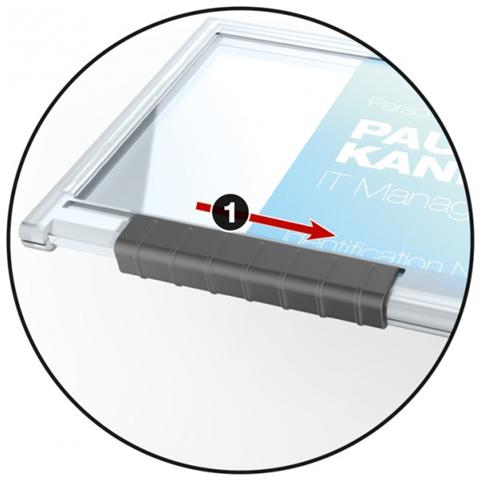 10 portabadge pushbox mono per 1 tessera 54x87mm - Foto 7