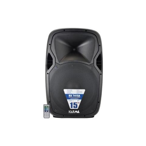 Diffusore Amplificato BX 7415A Potenza 450 Watt Bluetooth USB con Lettore SD / MicroSD e Telecomando - Nero - Foto 1