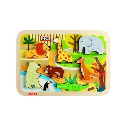 J07022 Lo Zoo - Puzzle a Incastro Tridimensionale - Foto 2