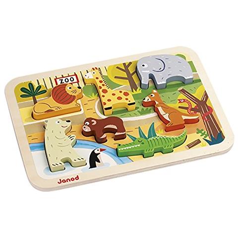 J07022 Lo Zoo - Puzzle a Incastro Tridimensionale - Foto 1