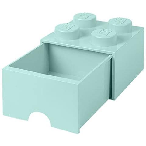 Contenitore Brick 4 Colore Azzurro Acqua - Foto 1