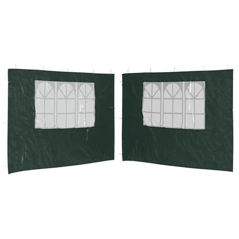 Parete Per Tendostruttura In Pe 2pz Con Finestra Verde - Foto 1