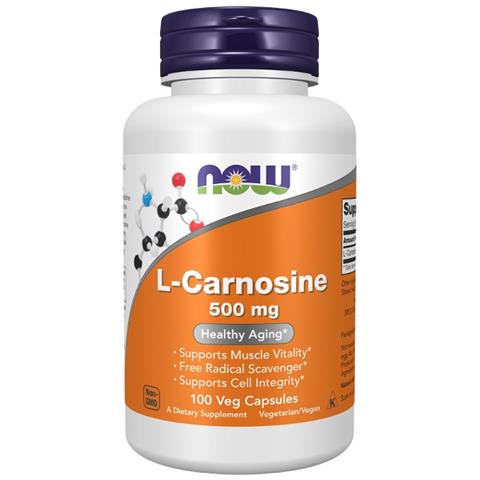 L-carnosine 500 Mg - 100 Veg Capsules - Aminoacido L-carnosina - Foto 2