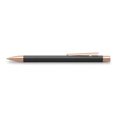 Faber Castell 343320 - Penna A Sfera Neo Slim In Metallo Laccato Nero, Rosegold - Foto 2