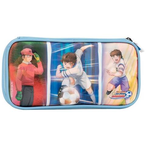 Borsa Protettiva E Di Trasporto Per Switch / Lite Con Cerniera - Compatibile Con Switch E Switch Lite Grazie Al Telaio Interno In Schiuma - Doppio Effetto Con Due Immagini Differenti Ciascuna - Licenza Ufficiale Captain Tsubasa - Foto 1
