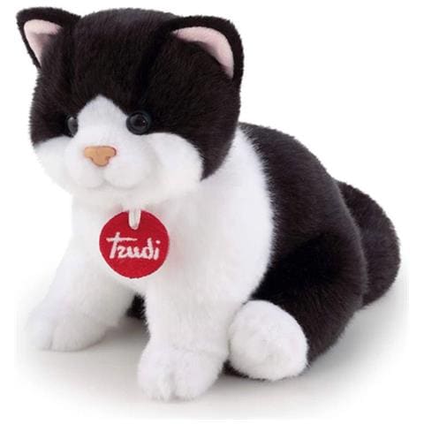 Peluche Gattino Brad Bianco E Nero - Foto 1