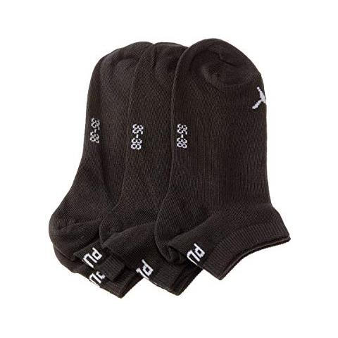 , 261080001, Calzini Sportivi Unisex Per Sneaker, 3 Paia, Numero 47-49, Confezioni Da 3 Paia, Colore Nero, Articolo; -200 Black - Foto 3