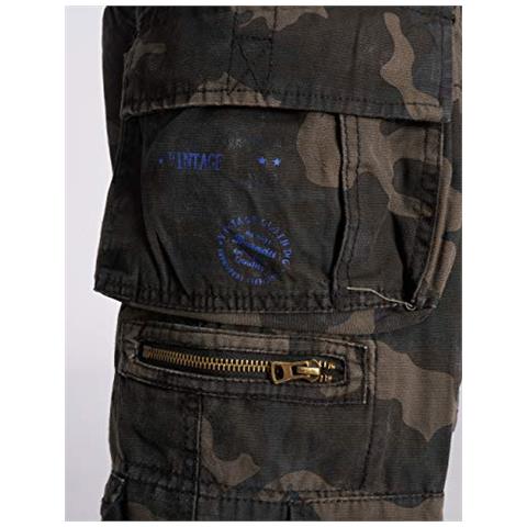 Uomo Savage Vintage Pantaloncini - Darkcamo, Xl - Foto 5