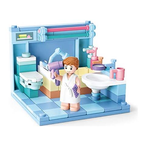 Bagno Per Junior 14,6 Cm, Blu / bianco, 105 Pezzi - Foto 1