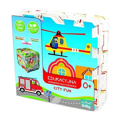 154.167,8 cm Educativo 5 in1 city Fun Foam Puzzle - Foto 2