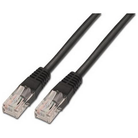 10.20.0402-BK, RJ-45, RJ-45, Maschio / maschio, Cat6e, U / UTP (UTP) , Nero - Foto 2