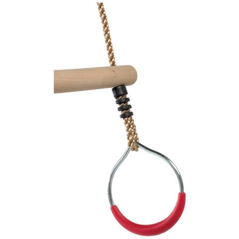 Trapezio Ad Anello Di Legno Con Anelli Di Metallo - Pp - Foto 3