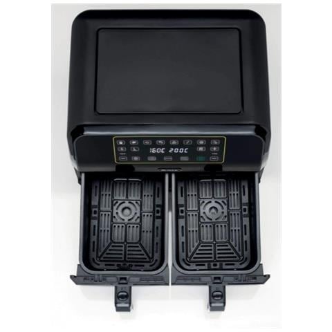 AIRY FRYER DUAL Friggitrice ad Aria Calda 00C462300AR0 Capacità 3.4 Kg 1700 Watt Colore Nero - Foto 4