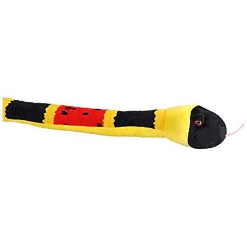 Peluche Serpente, Animale Farcito, Peluche, Regali Per Bambini, Corallo, 54 Pollici - Foto 1