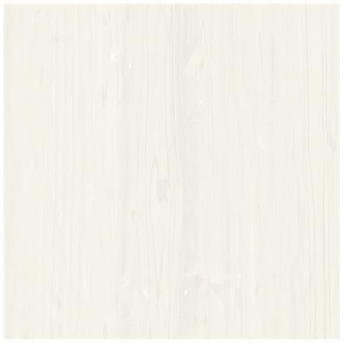 Panca Porta Scarpe Bianca VIGO 106x35x45 cm Legno Massello Pino - Foto 9