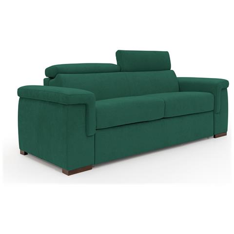 Giunone Divano Letto Alto 18 Cm. Impermeabile T02 Verde - Foto 1