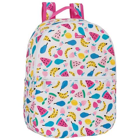 Zaino Scuola Safta Fruits Bianco - Foto 1