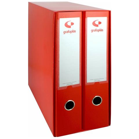 Classificatore A Leva 35 X 29 X 16 Cm Rosso Din A4 - Foto 1