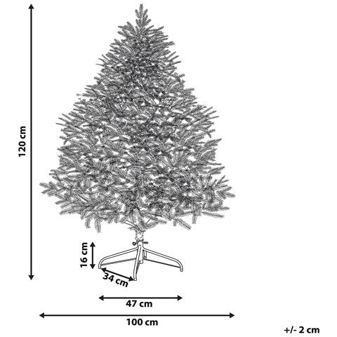 Albero Di Natale Innevato 120 Cm Masala - Foto 5