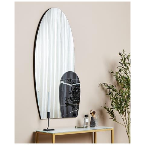 Specchio Vierzon 58 Cm 120 Cm Nero - Foto 1