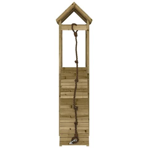 Casetta Con Arrampicata In Legno Di Pino Impregnato - Foto 2