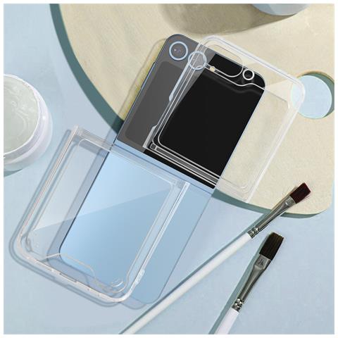 Cover Per Samsung Galaxy Z Flip6 Bordi Rialzati Angoli Rinforzati - Foto 5