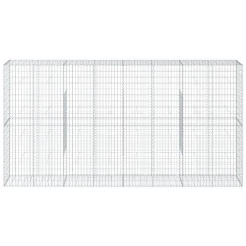 Cesto Gabbione Con Copertura 400x50x200 Cm In Ferro Zincato - Foto 3