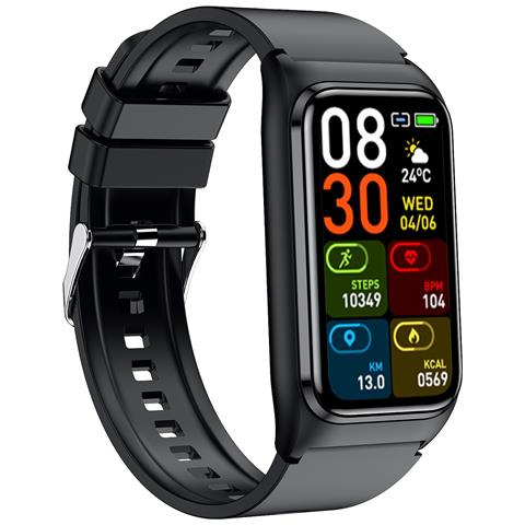 Braccialetto Intelligente Tk75: Il Tuo Compagno Di Fitness Definitivo Black - Foto 2