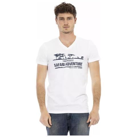 Maglietta In Cotone Bianco - Xl - Foto 1