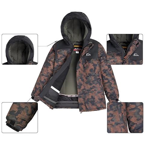 Tuta Da Sci A Due Pezzi Per Bambini Marrone S - Foto 2