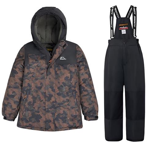 Tuta Da Sci A Due Pezzi Per Bambini Marrone S - Foto 1