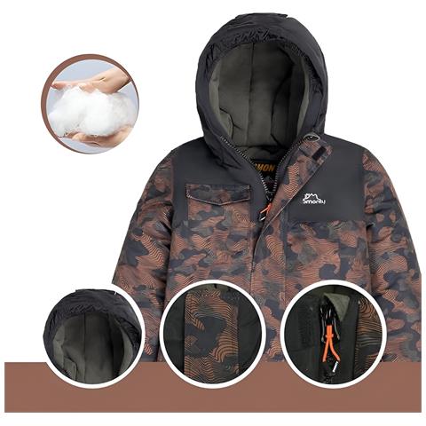 Tuta Da Sci A Due Pezzi Per Bambini Marrone S - Foto 5