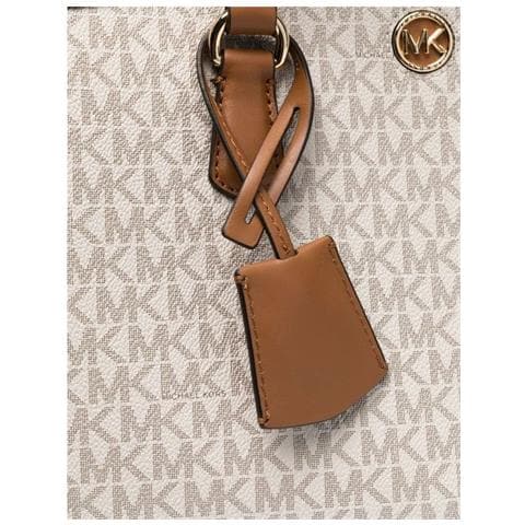 Medium Satchel Vanilla Acrn Borsa Shopper Sintetico Borse Donna Beige Eu One Size, 30f2g7cs2b-149 - Foto 3