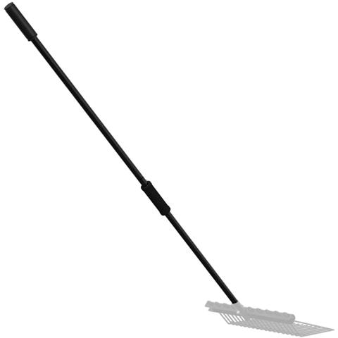 Manico Per Forcone 3,5x127,5 Cm Nero In Acciaio - Foto 1