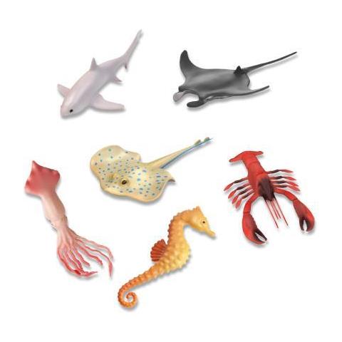 Cartone 6 Set Mix 5 Animali Marini Da Bagnetto 14 Cm - Foto 1